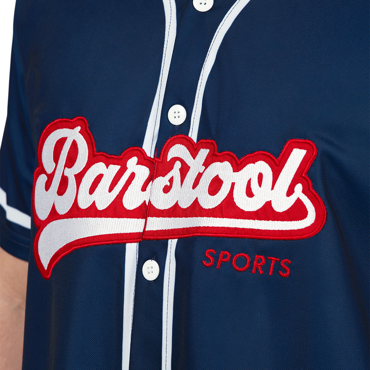 Barstool Sports Applique Baseball Jersey | Barstool Sports Navy