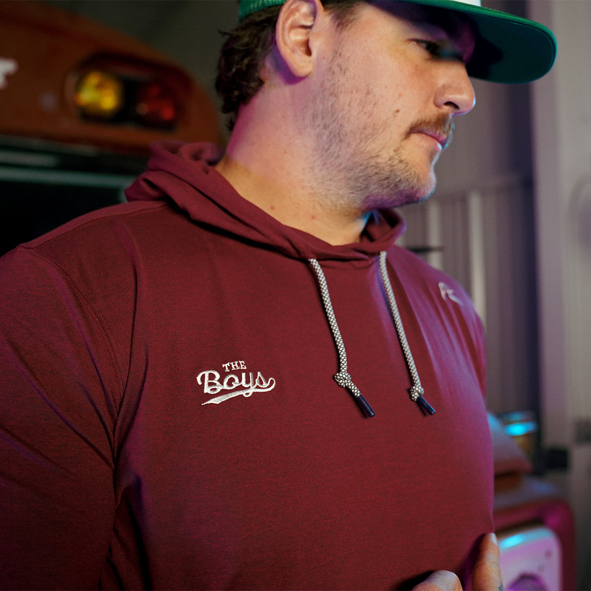 Rhoback x Bussin with the Boys "The Barn Burner" Hoodie-Hoodies-Bussin With The Boys-Barstool Sports