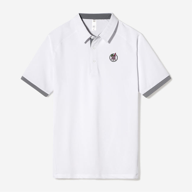 UNRL x Transfusion Tradition Polo II-Polos-Fore Play-White-S-Barstool Sports