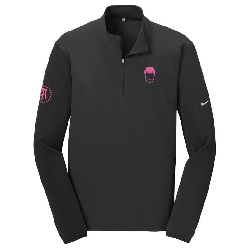 Pink Whitney Nike Quarter Zip-Pullovers-Pink Whitney-Barstool Sports