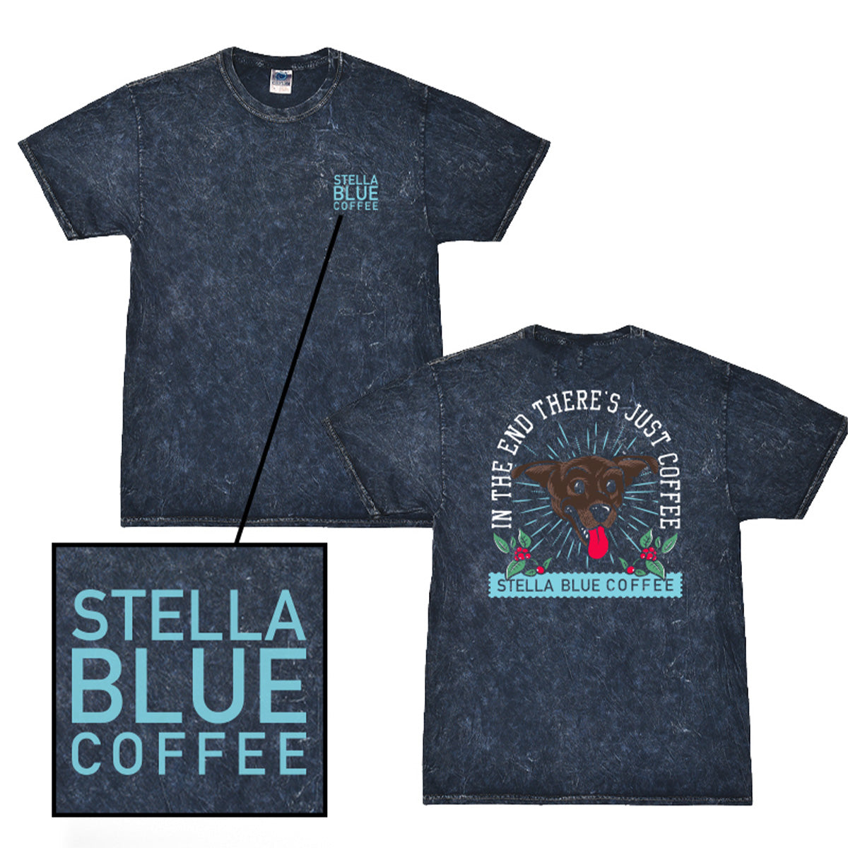 In The End Mineral Wash Tee-T-Shirts-Stella Blue Coffee-Navy-S-Barstool Sports