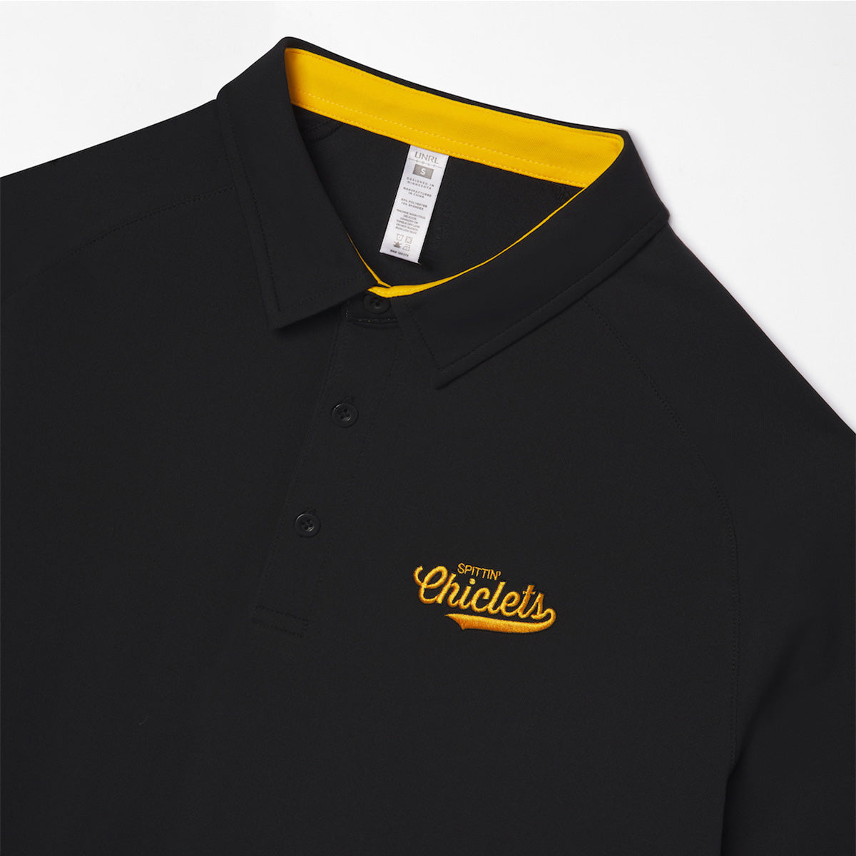 UNRL x Spittin' Chiclets Script Traditional Polo-Polos-Spittin Chiclets-Barstool Sports