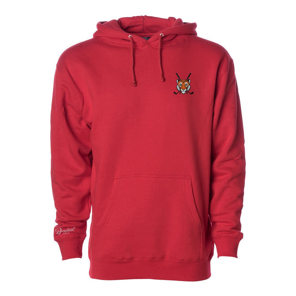 Barstool Golf Tiger Embroidered Hoodie-Hoodies & Sweatshirts-Fore Play-Red-S-Barstool Sports