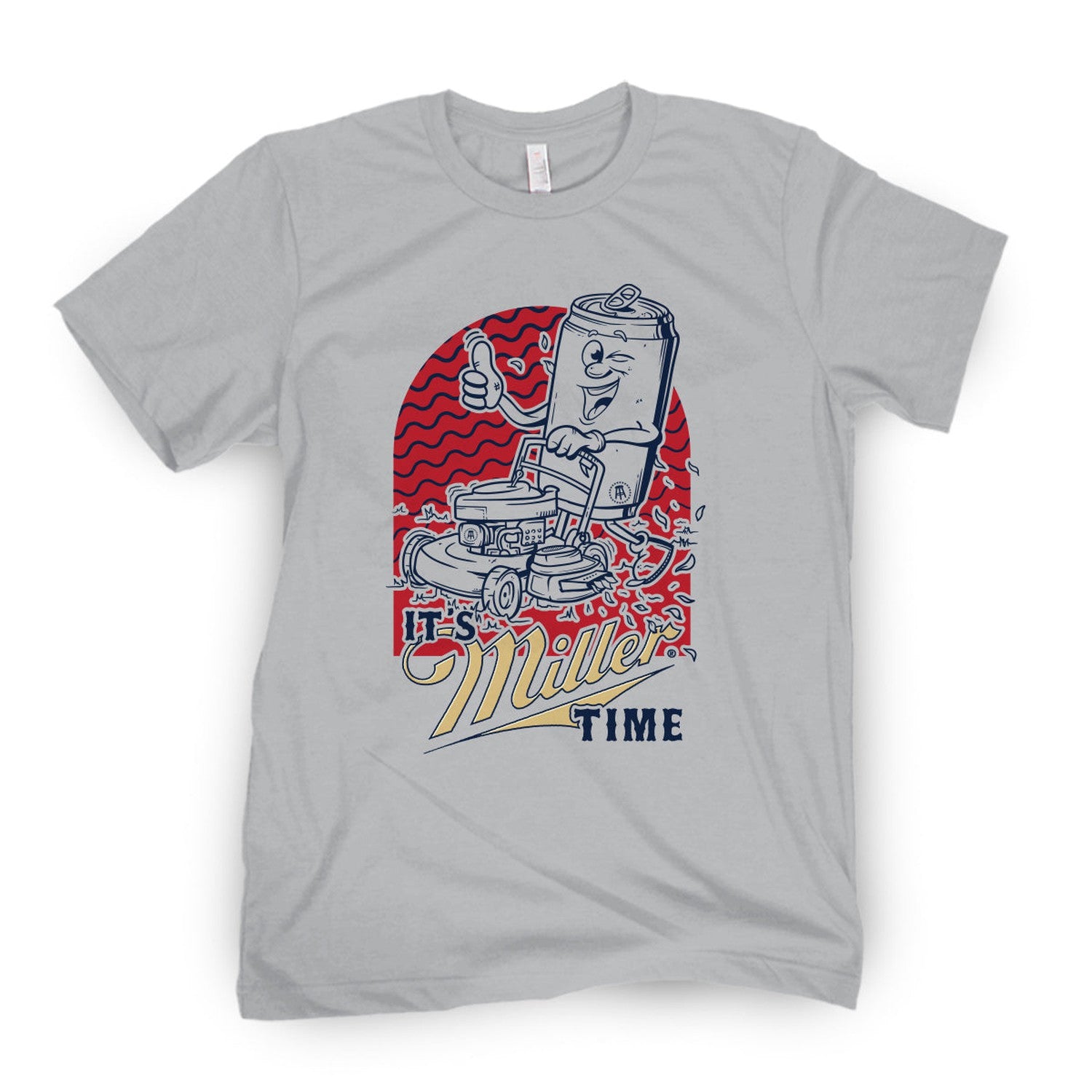 Barstool Chicago It's Miller Time Tee Grey
