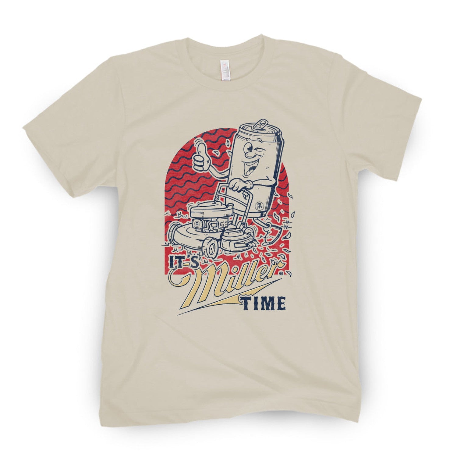 Barstool Chicago It's Miller Time Tee Tan