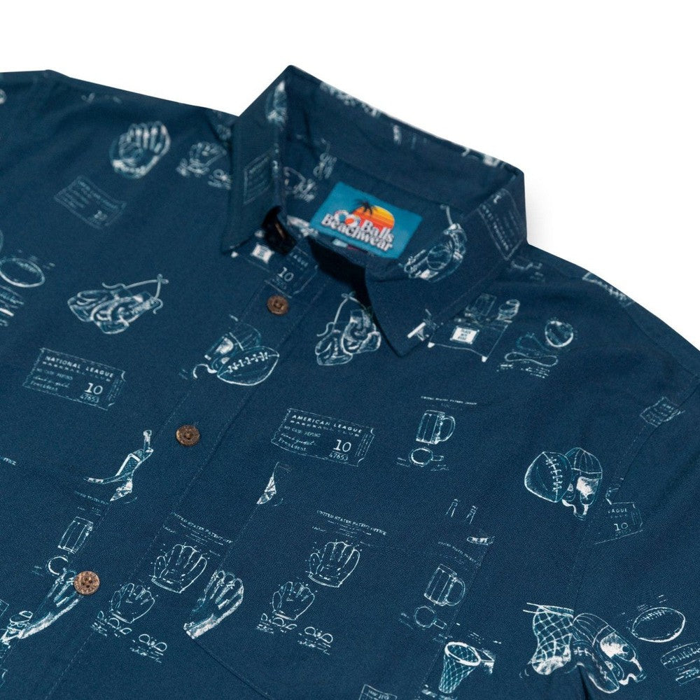 Balls Beachwear Sports Matching Set (Navy)-Bundles-Balls Beachwear-Barstool Sports