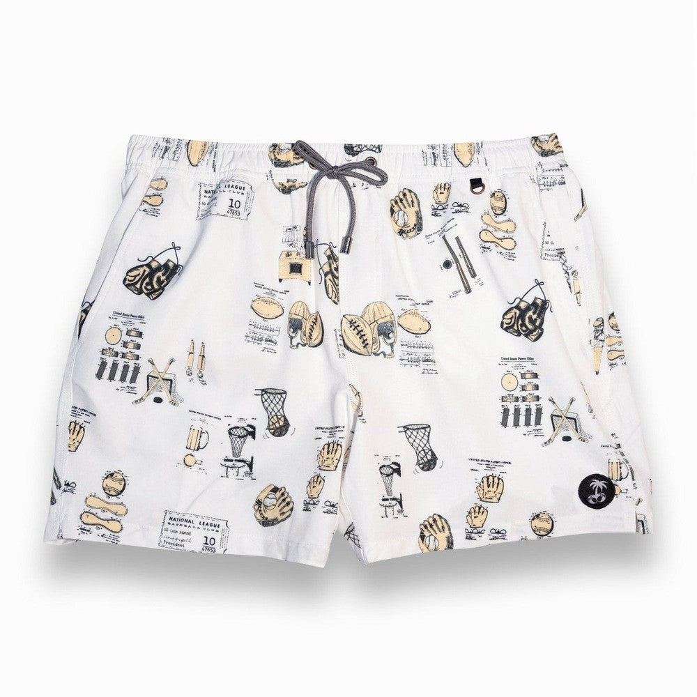 Balls Beachwear Sports Matching Set (White)-Bundles-Balls Beachwear-Barstool Sports