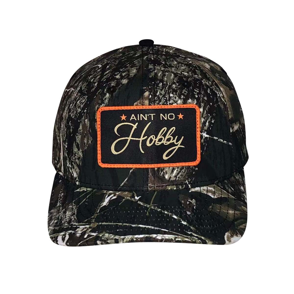 Barstool Golf Ain't No Hobby Patch Camo Snapback Hat II-Hats-Fore Play-One Size-Brown-Barstool Sports