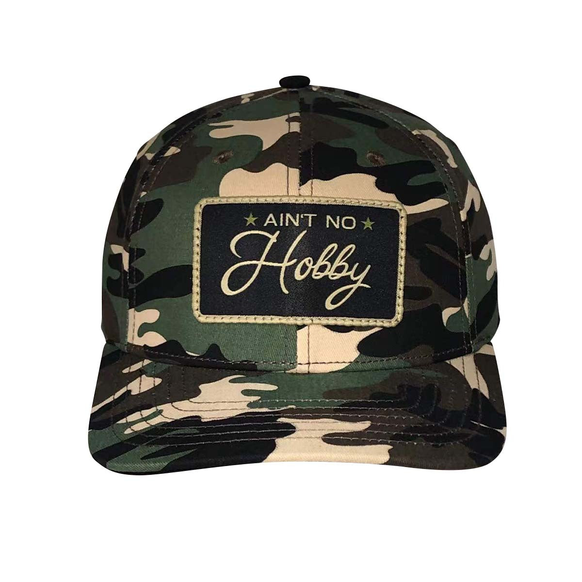 Barstool Golf Ain't No Hobby Patch Camo Snapback Hat II-Hats-Fore Play-One Size-Green-Barstool Sports