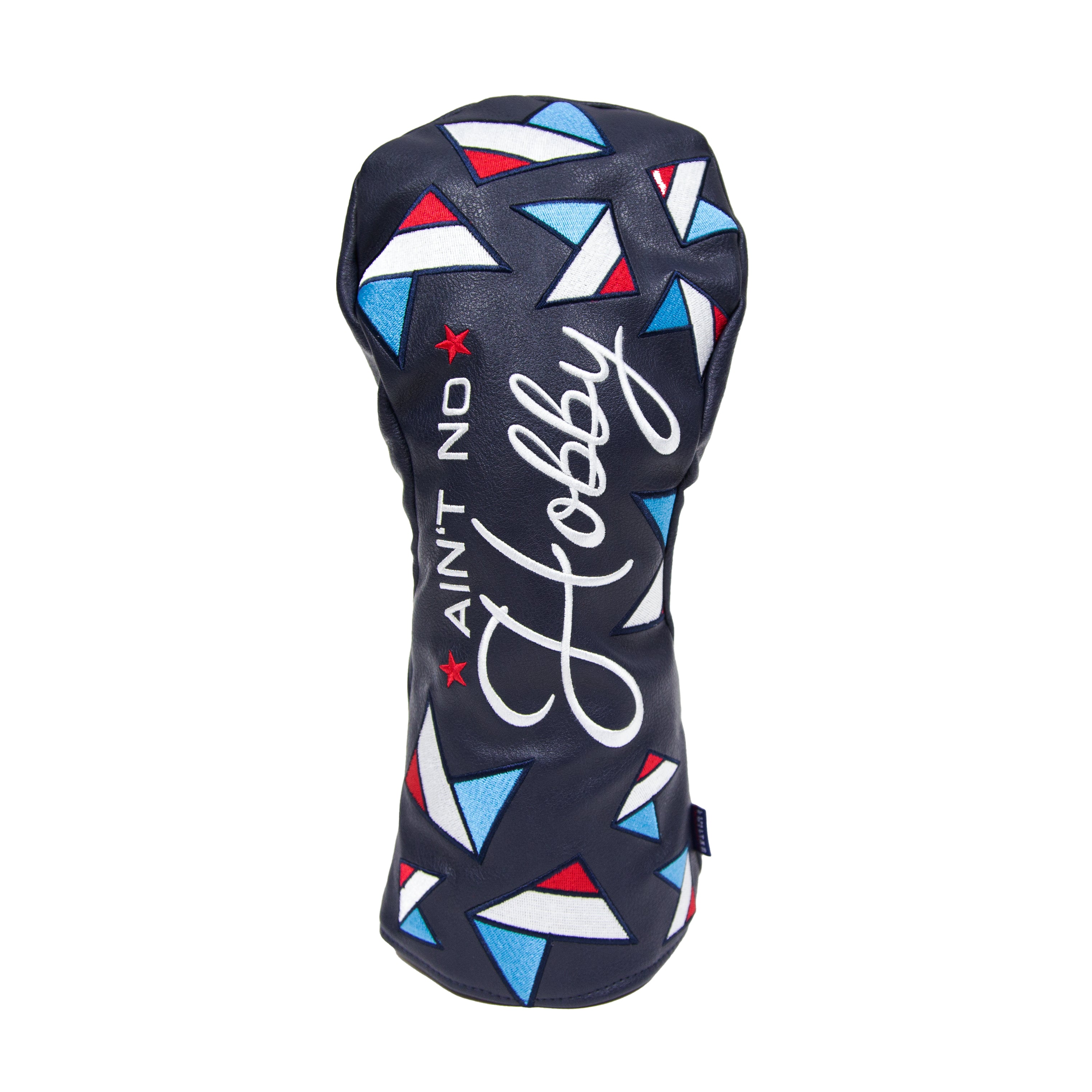Barstool Golf Ain't No Hobby Driver Headcover-Golf Accessories-Fore Play-Navy-One Size-Barstool Sports