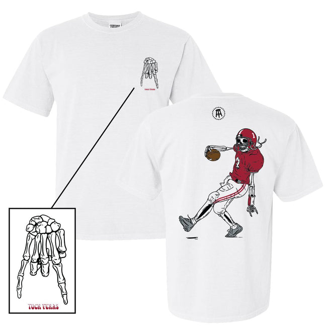 Tuck Fexas Tee-T-Shirts-Barstool U-White/Crimson-S-Barstool Sports