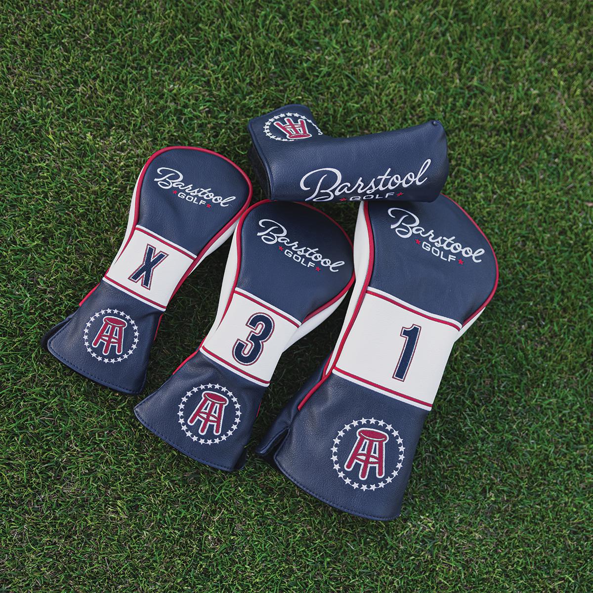 Barstool Golf Fairway Headcover-Golf Accessories-Fore Play-Navy-One Size-Barstool Sports