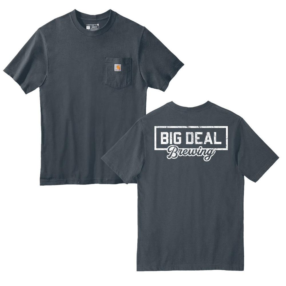 Big Deal Brewing Premium Pocket Tee-T-Shirts-Big Deal Brewing-Navy-S-Barstool Sports