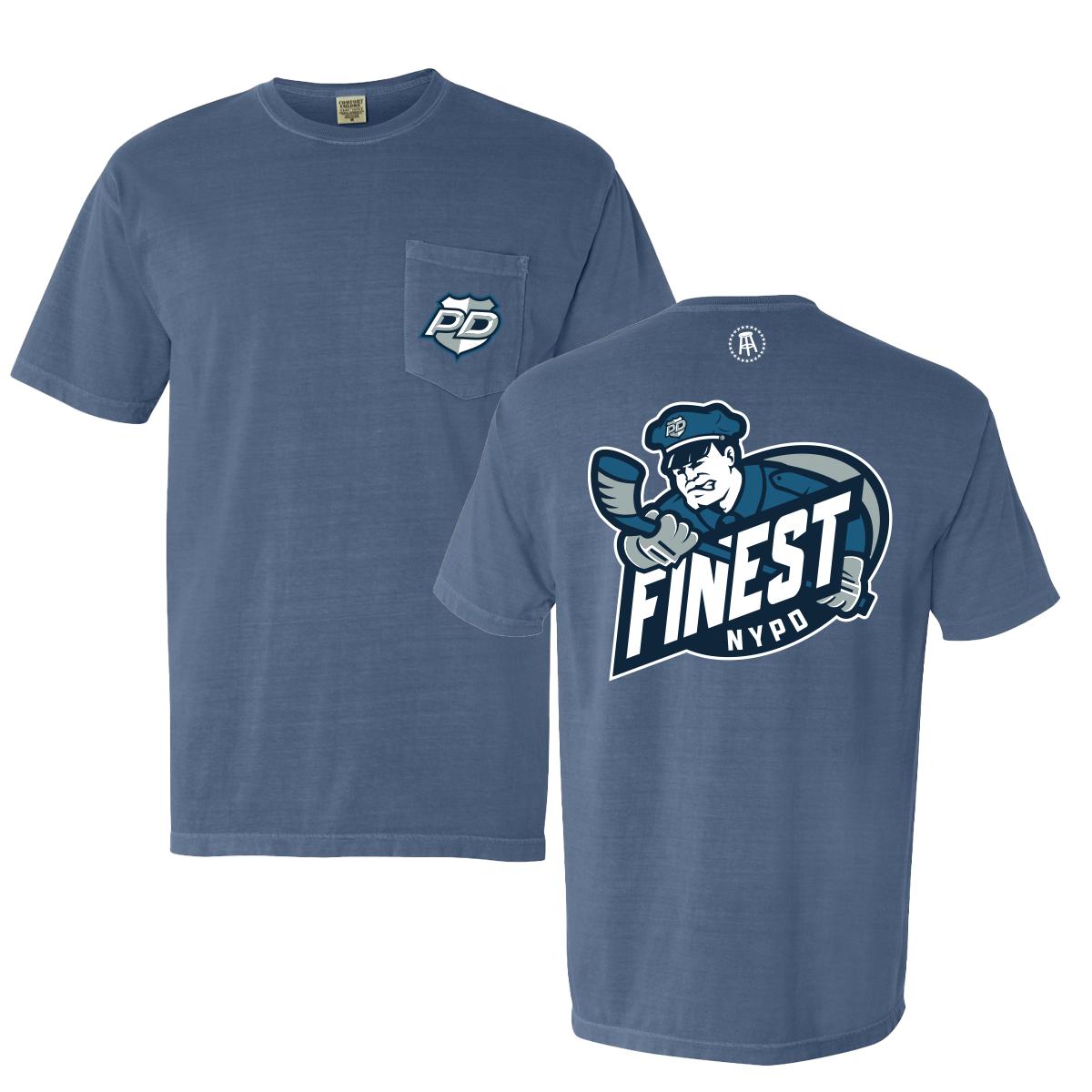 Finest Pocket Tee-T-Shirts-Spittin Chiclets-Discontinued-Blue-S-Barstool Sports