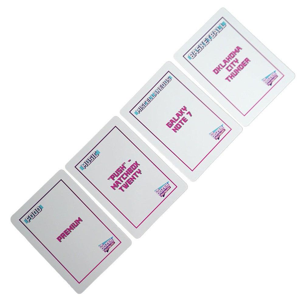 The Dozen Trivia Card Game The Dozen Accessories, Clothing & Merch