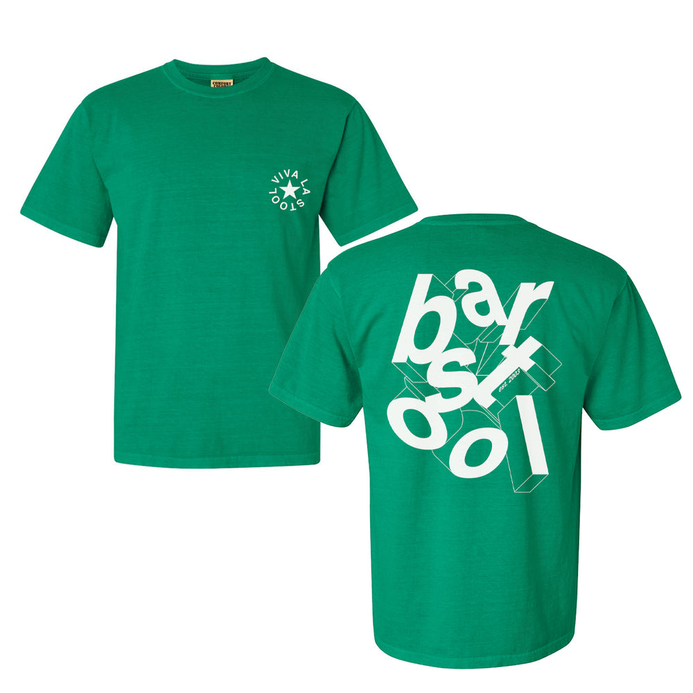 Barstool Sports 3D Graphic Tee (Green)-T-Shirts-Barstool Sports-Green-S-Barstool Sports