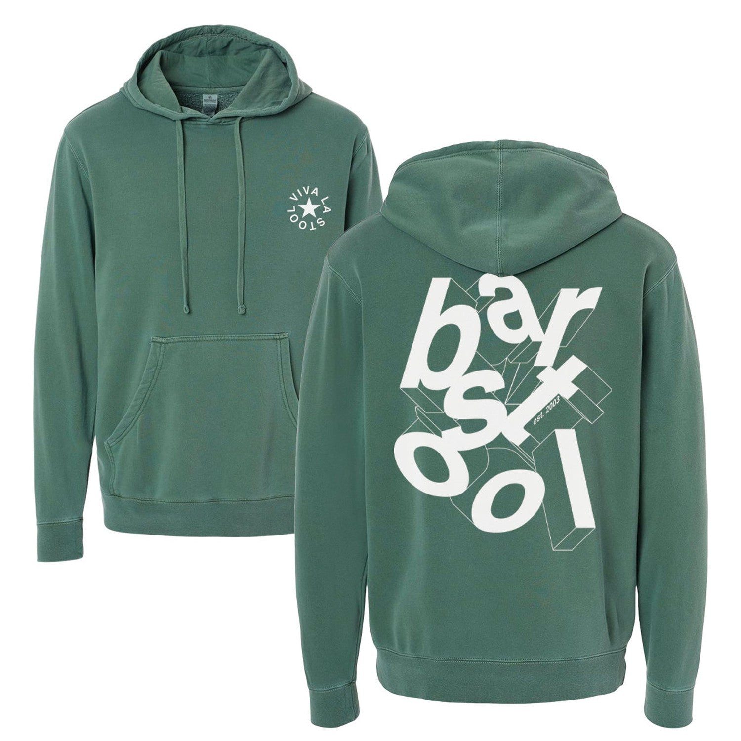 Green graphic 2024 hoodie