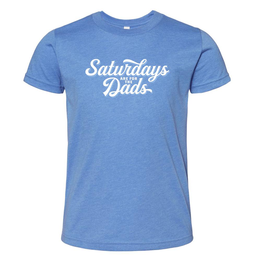 Saturdays Are For The Dads Youth Tee-Kids Apparel-SAFTB-Blue-S-Barstool Sports