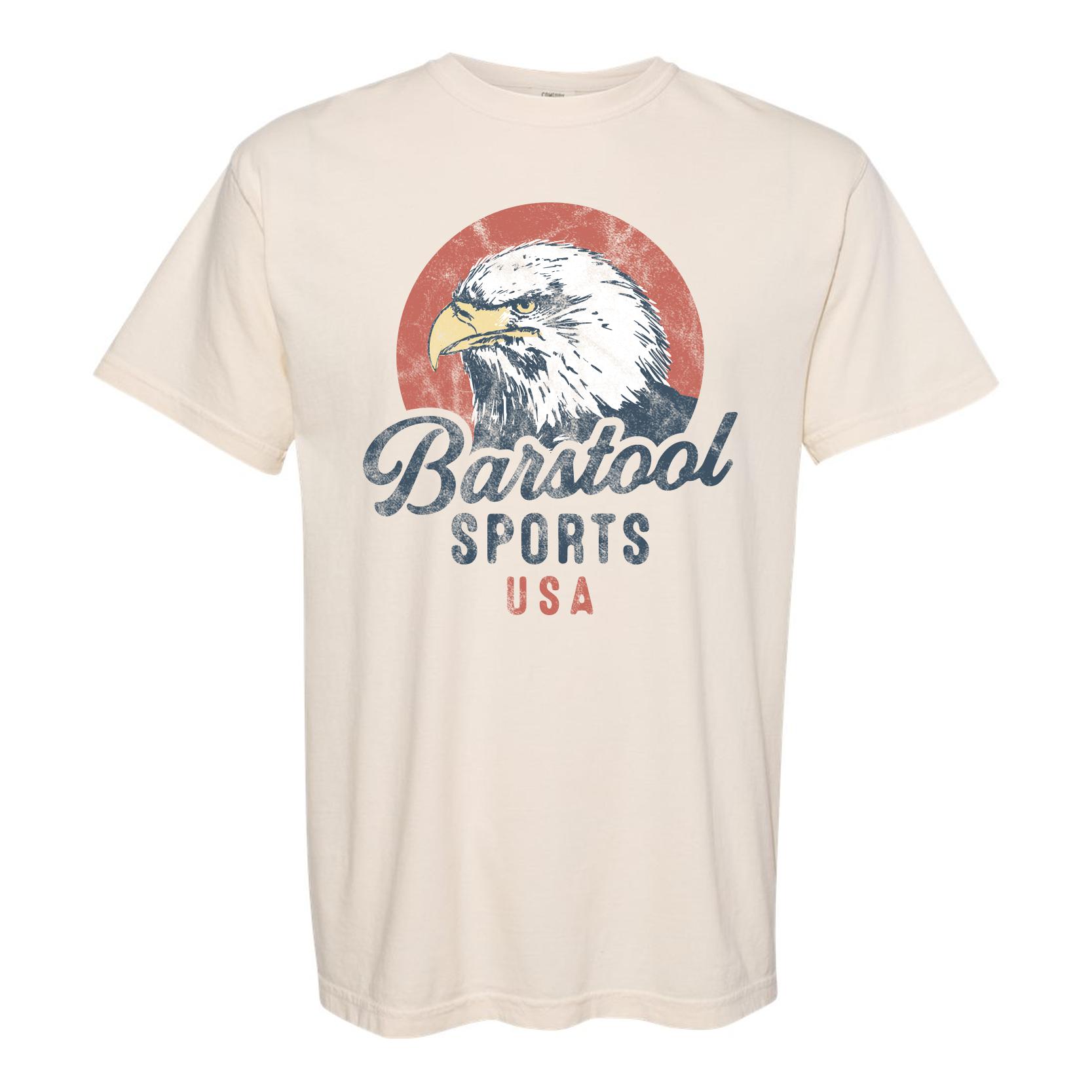 Barstool Sports Eagle Vintage Tee-T-Shirts-Barstool Sports-Barstool Sports