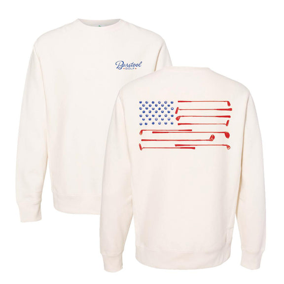 Barstool Golf Flag Crewneck-Crewnecks-Fore Play-Barstool Sports