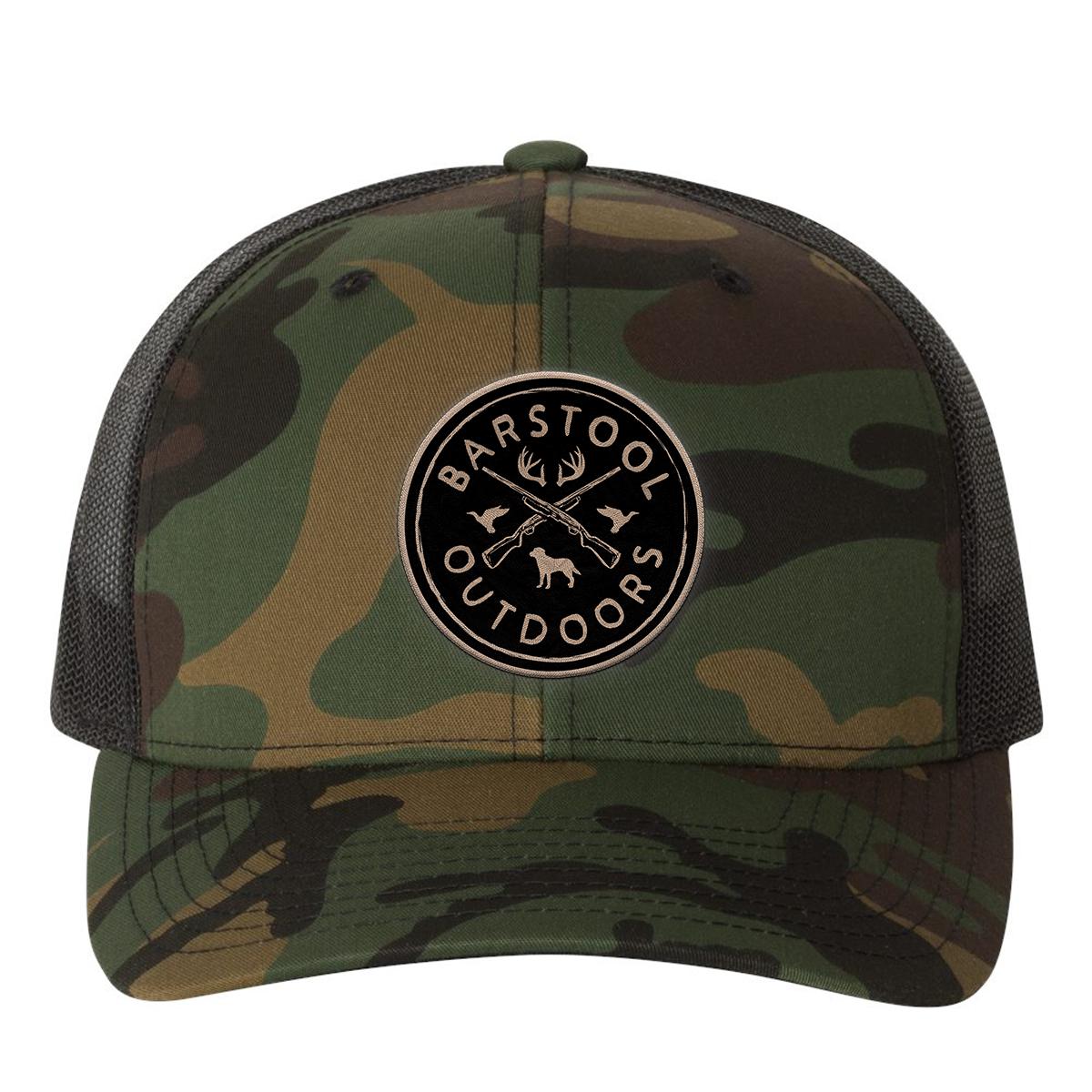 Barstool Outdoors Hunting Patch Hat-Hats-Barstool Outdoors-One Size-Camo-Barstool Sports