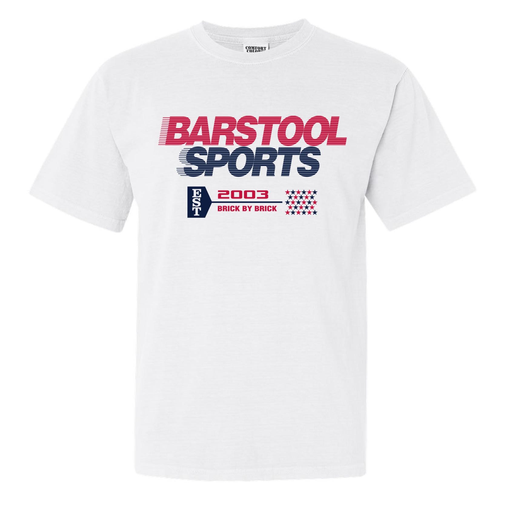 Barstool Sports 2003 USA Tee-T-Shirts-Barstool Sports-White-S-Barstool Sports