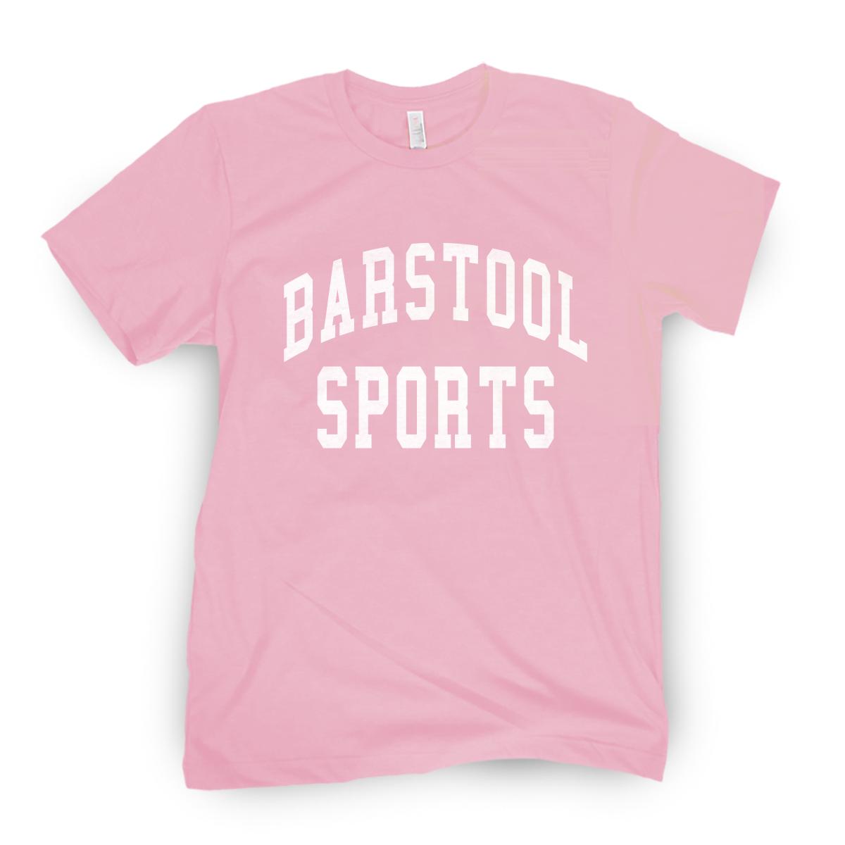 Barstool Sports Tee-T-Shirts-Barstool Sports-Pink-S-Barstool Sports
