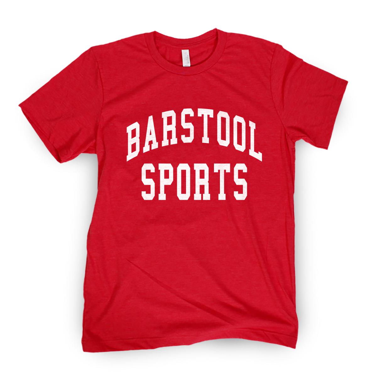Barstool Sports Tee-T-Shirts-Barstool Sports-Red-S-Barstool Sports