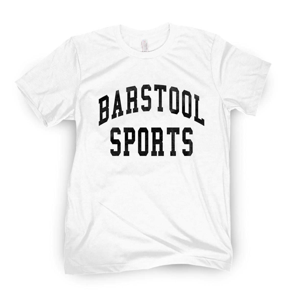 Barstool Sports Tee-T-Shirts-Barstool Sports-White-S-Barstool Sports