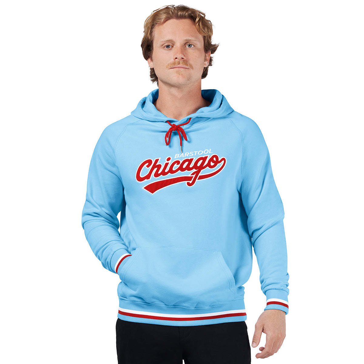 Barstool Chicago Varsity Premium Hoodie-Hoodies & Sweatshirts-Barstool Chicago-Barstool Sports