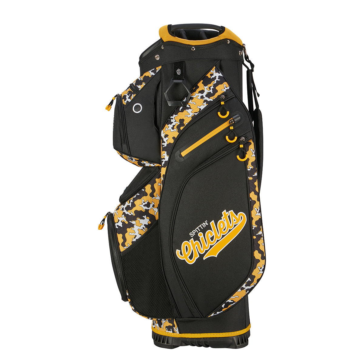 Spittin Chiclets Cart Bag-Golf Bags-Spittin Chiclets-Black-One Size-Barstool Sports
