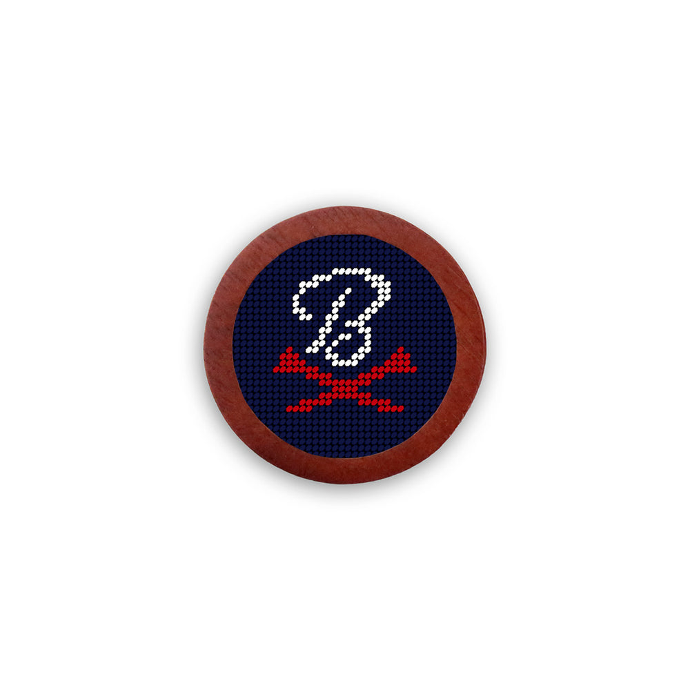 Smathers & Branson x Barstool Golf Ball Marker-Golf Accessories-Fore Play-Navy-One Size-Barstool Sports