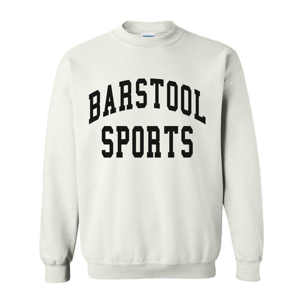 Barstool Sports Crewneck-Crewnecks-Barstool Sports-White-S-Barstool Sports