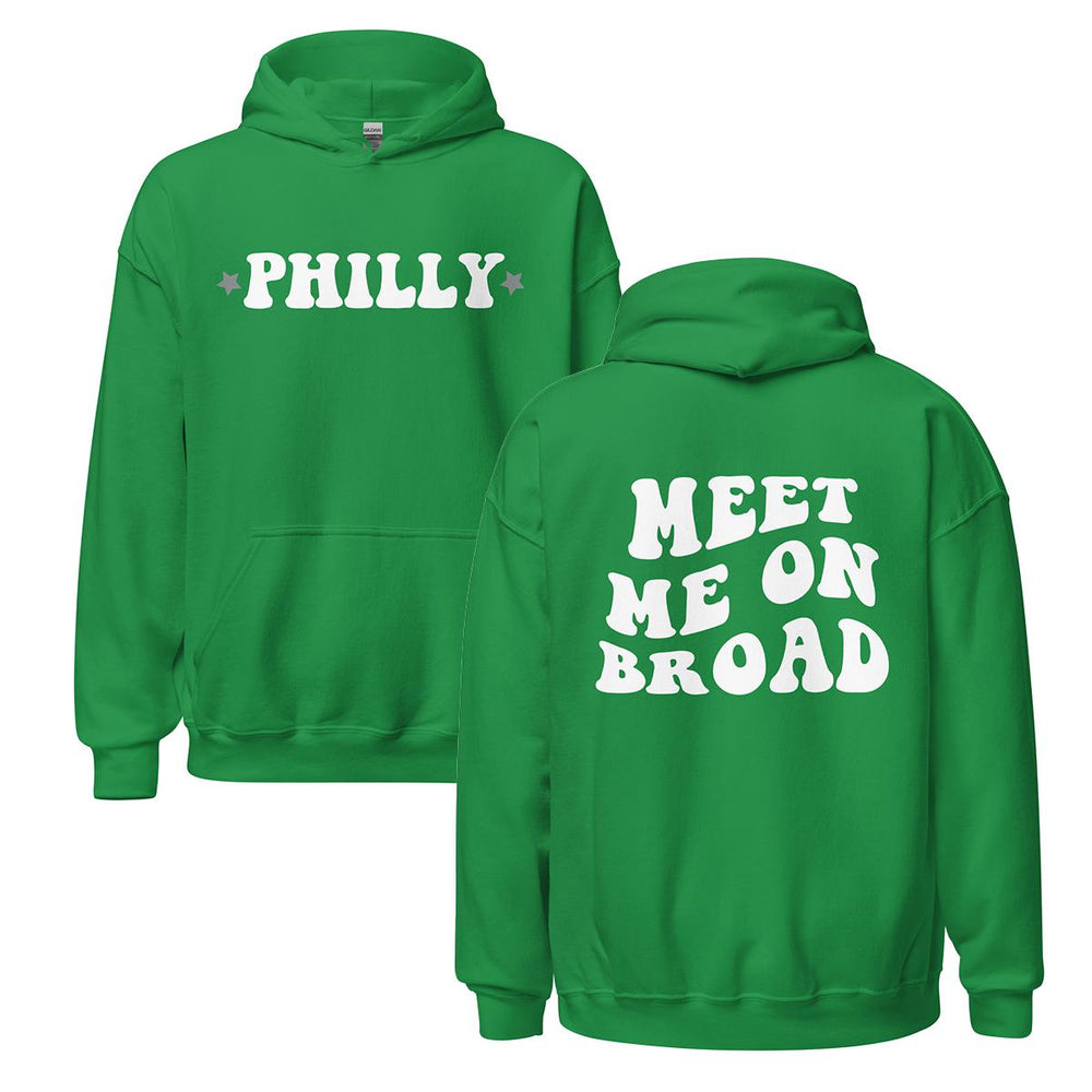 Meet Me On Broad Hoodie-Hoodies & Sweatshirts-It Girl-Green-S-Barstool Sports