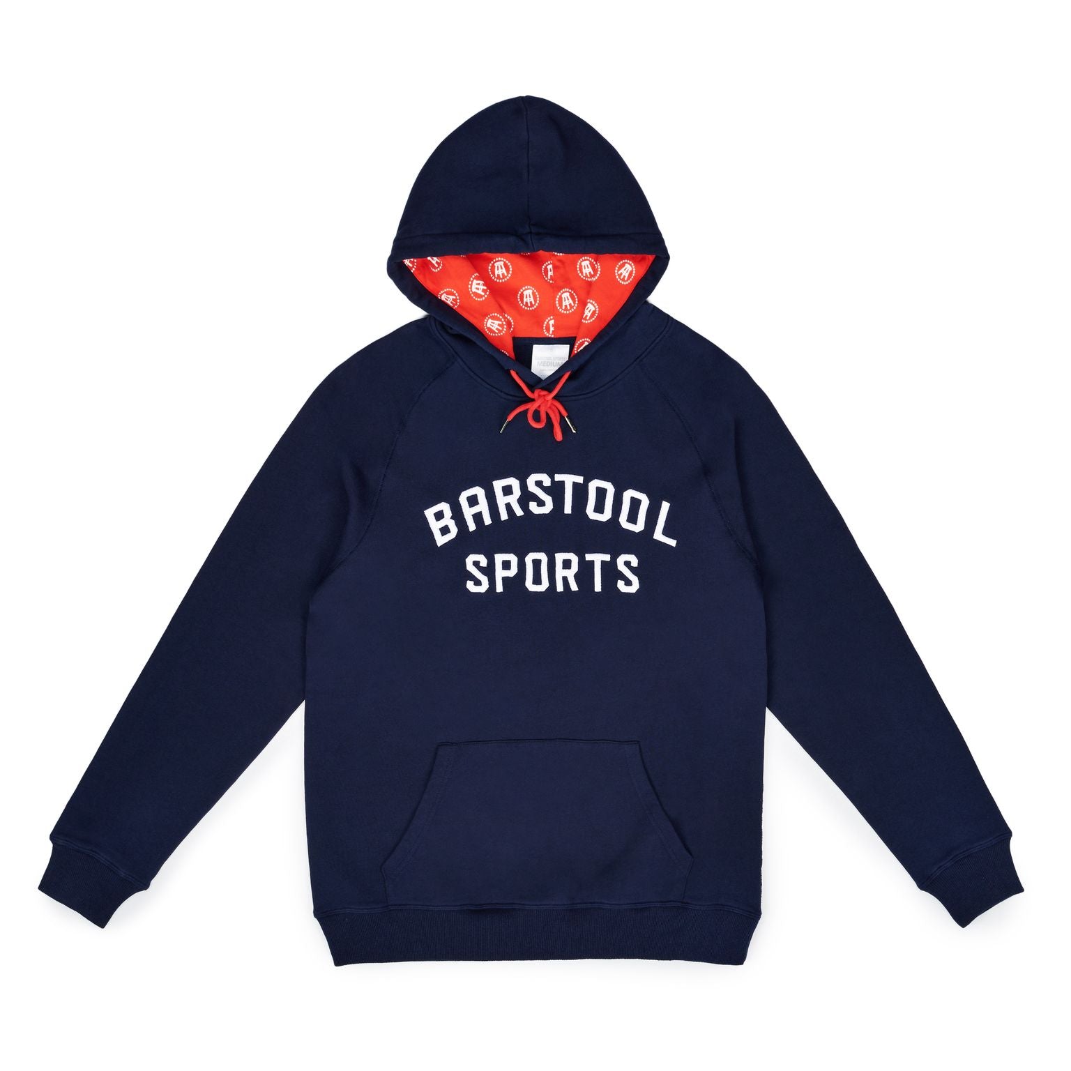 Barstool Sports Printed Hoodie-Hoodies & Sweatshirts-Barstool Sports-Navy-S-Barstool Sports