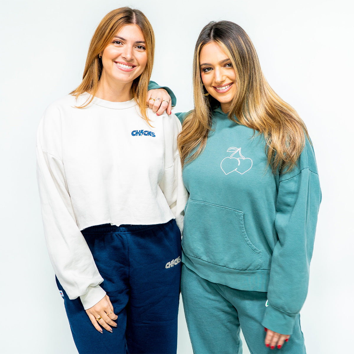 The Fran Lightning Embroidered Sweat Set-Bundles-Chicks in the Office-Barstool Sports