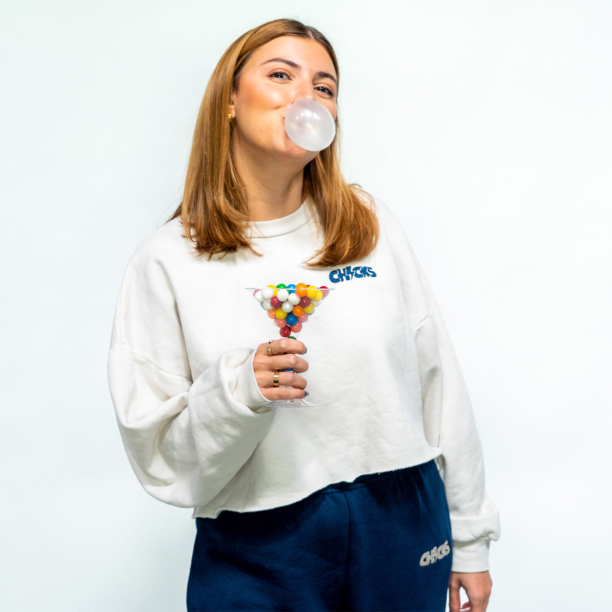 The Fran Lightning Embroidered Sweat Set-Bundles-Chicks in the Office-Barstool Sports