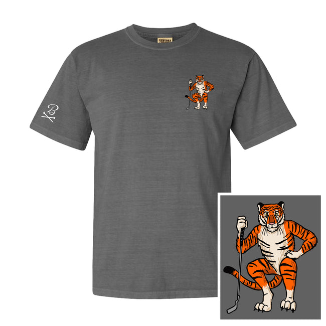 Barstool Golf Tiger Vision Tee-T-Shirts-Fore Play-Charcoal-S-Barstool Sports