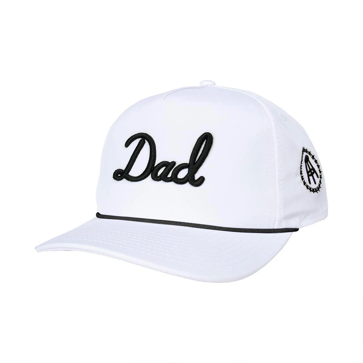 Dad Imperial Rope Hat-Hats-Bussin With The Boys-White/Black-One Size-Barstool Sports