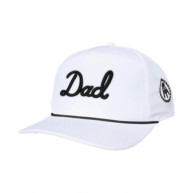 Dad Imperial Rope Hat-Hats-Bussin With The Boys-White/Black-One Size-Barstool Sports