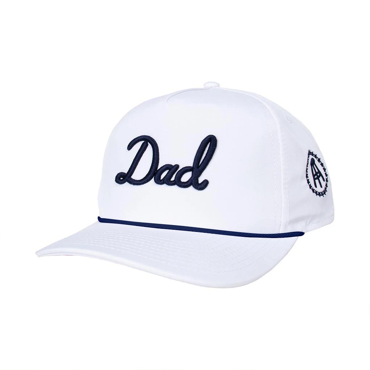 Dad Imperial Rope Hat-Hats-Bussin With The Boys-White/Navy-One Size-Barstool Sports