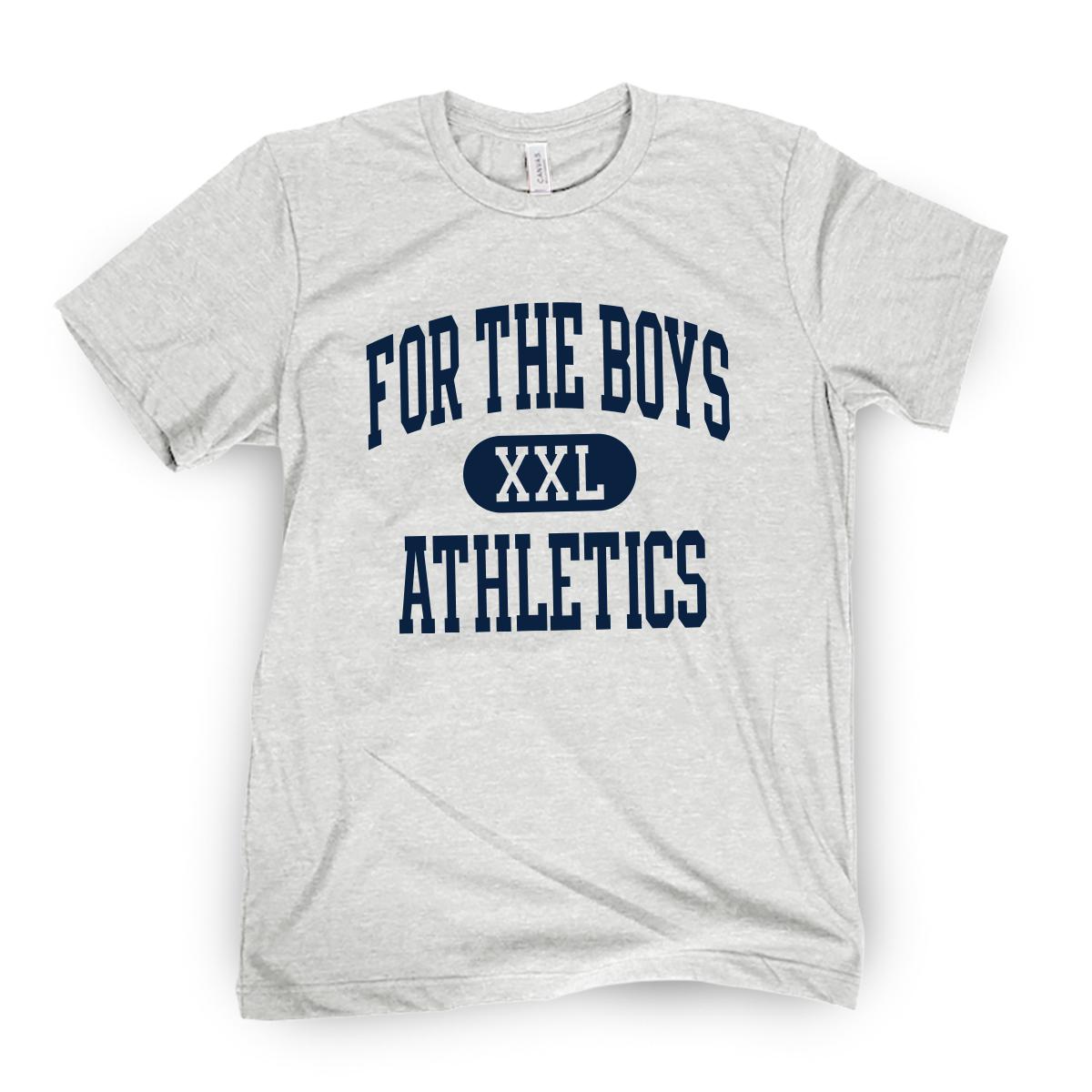 For The Boys Athletics Tee-T-Shirts-Bussin With The Boys-Grey-S-Barstool Sports