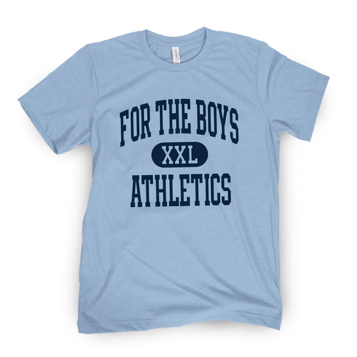 For The Boys Athletics Tee-T-Shirts-Bussin With The Boys-Light Blue-S-Barstool Sports