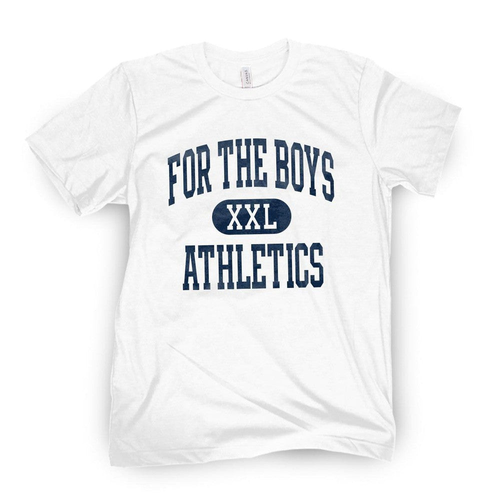 For The Boys Athletics Tee-T-Shirts-Bussin With The Boys-White-S-Barstool Sports