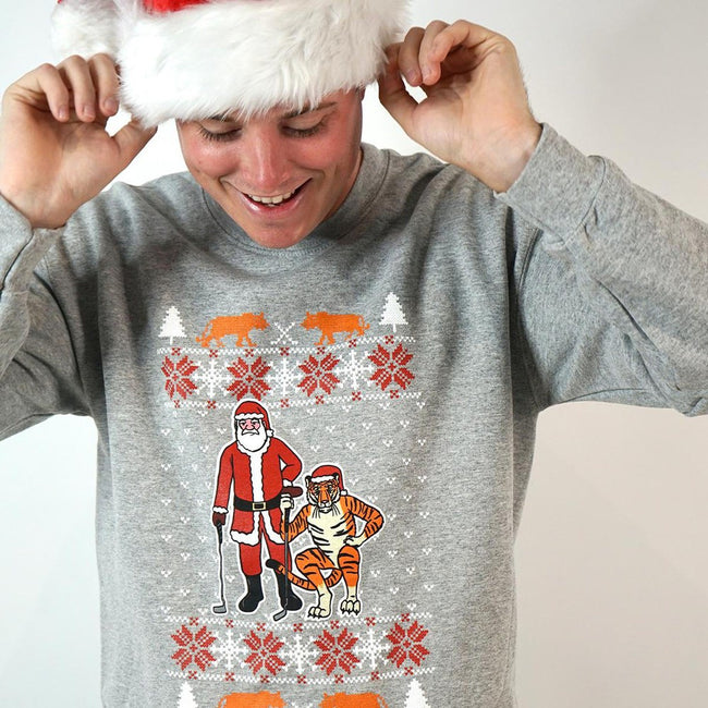 Barstool Golf Tiger Vision Ugly Sweater-Ugly Sweaters-Fore Play-Barstool Sports