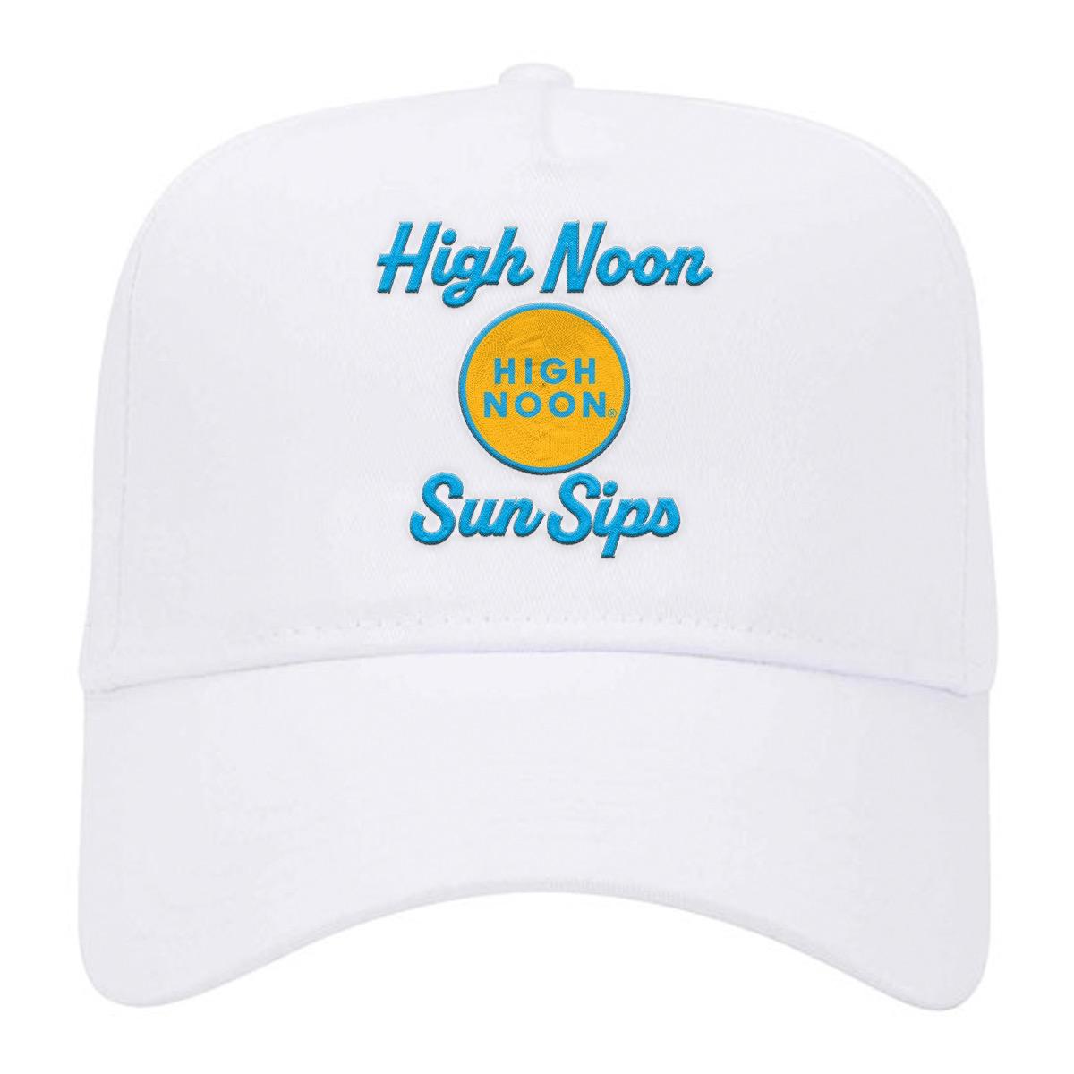 High Noon Sun Sips Snapback Hat-Hats-Nooners-White-One Size-Barstool Sports