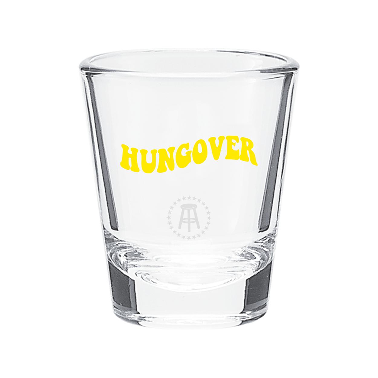 Hungover Shot Glass-Drinkware-PlanBri Uncut-One Size-Yellow-Barstool Sports