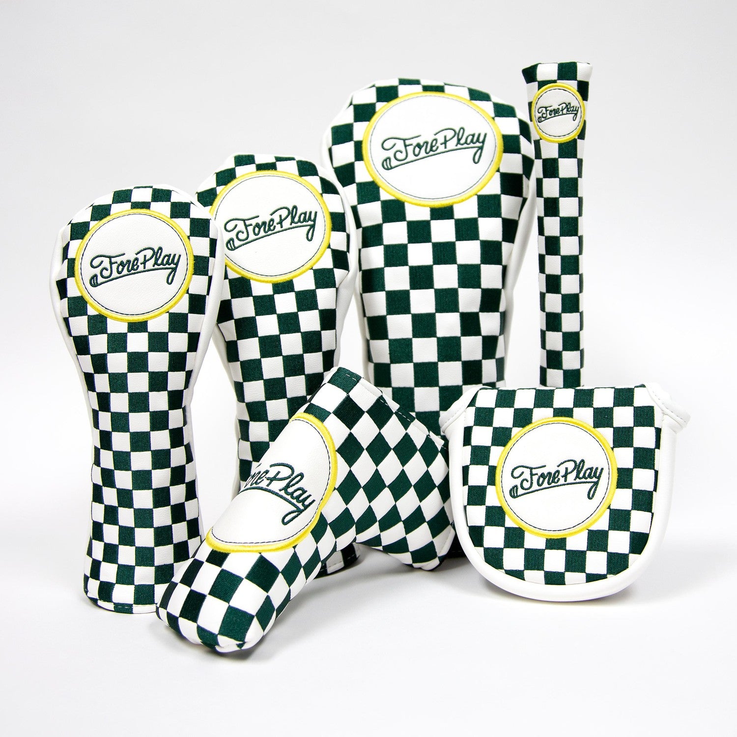 Transfusion Checkered Fairway Headcover - Fore Play Golf