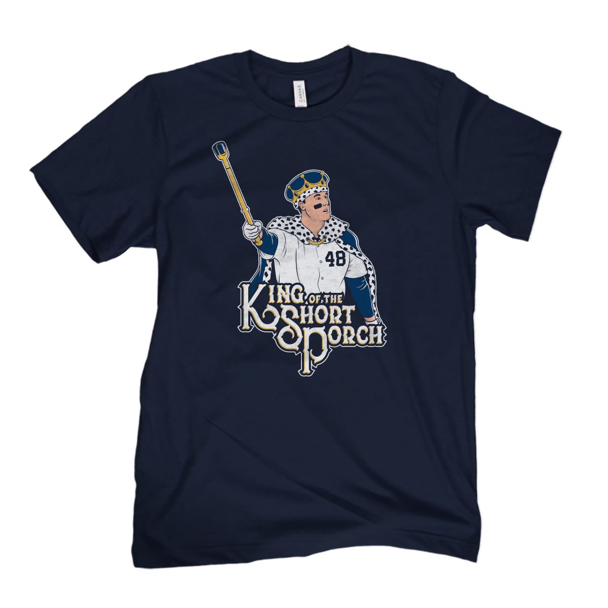 King Of The Short Porch Tee-T-Shirts-The Short Porch-Navy-S-Barstool Sports