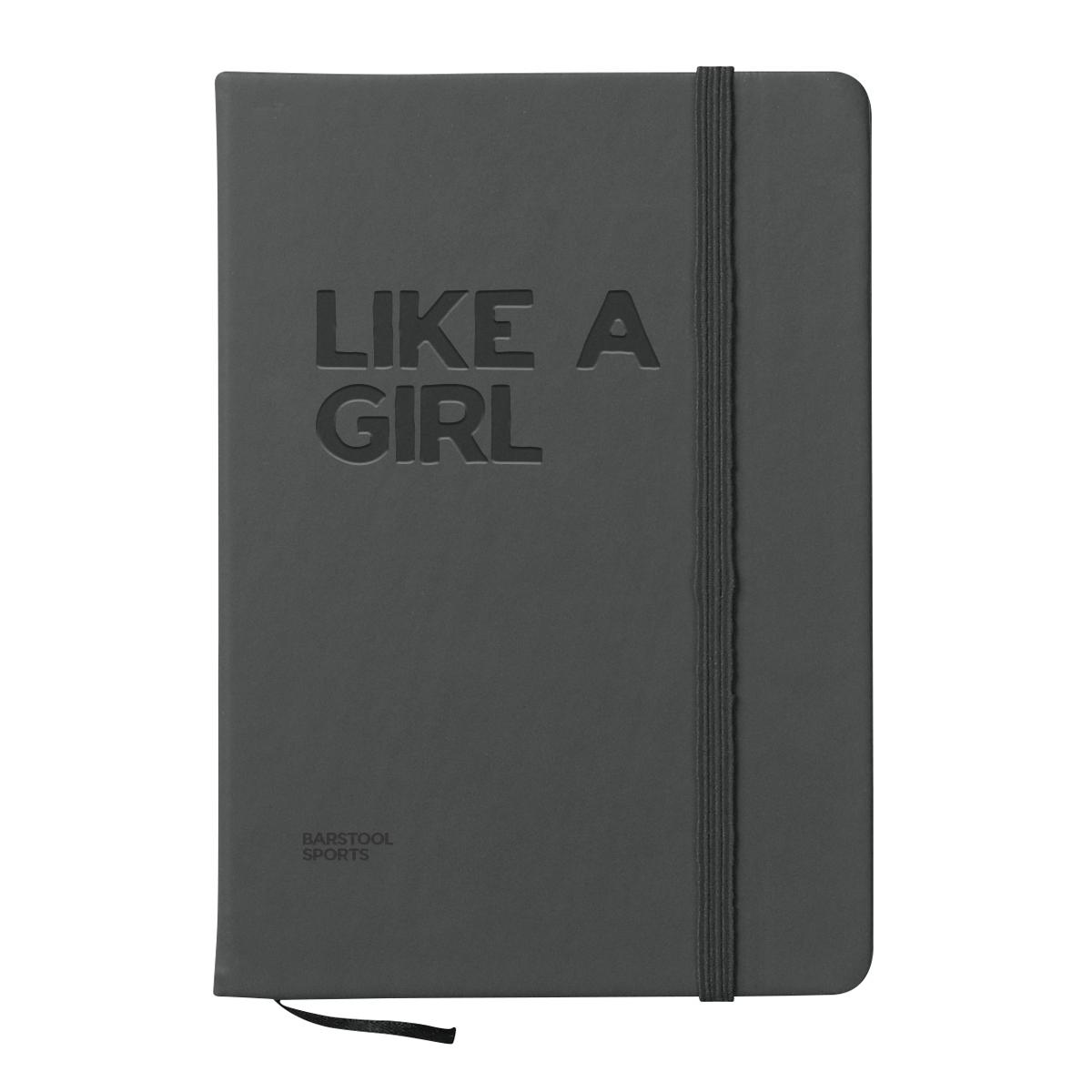 Like A Girl Journal-Accessories-Token CEO-Black-One Size-Barstool Sports